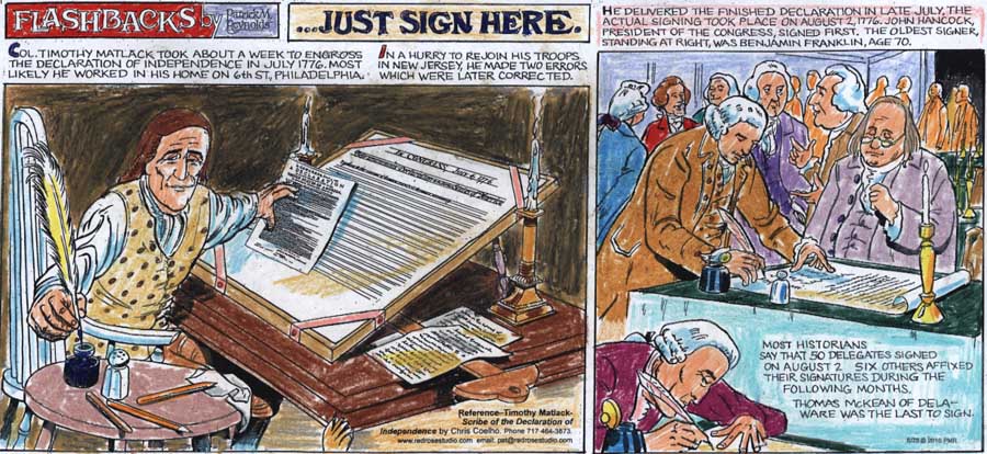 Signing Declaration of Independence